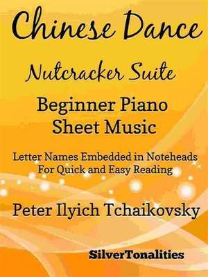 cover image of Chinese Dance Nutcracker Suite Beginner Piano Sheet Music